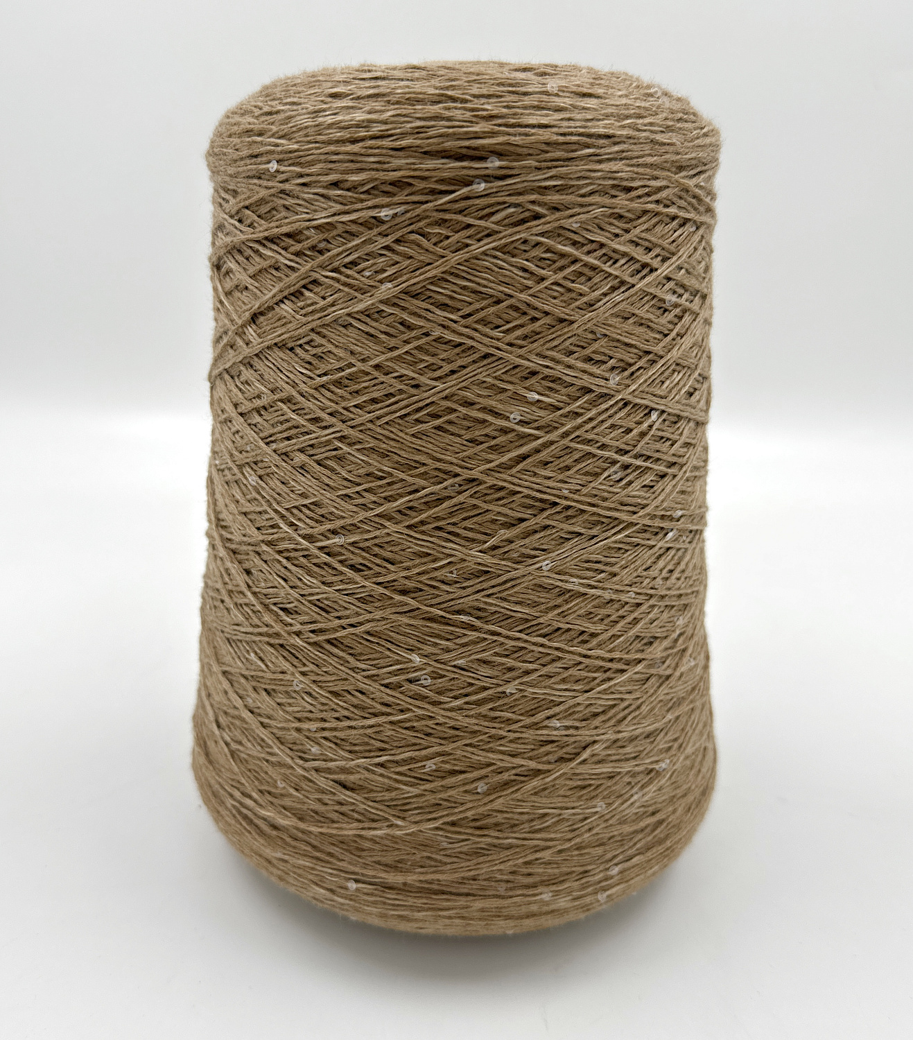 Пряжа Merino Paillettes, Italia, меринос, цвет латте